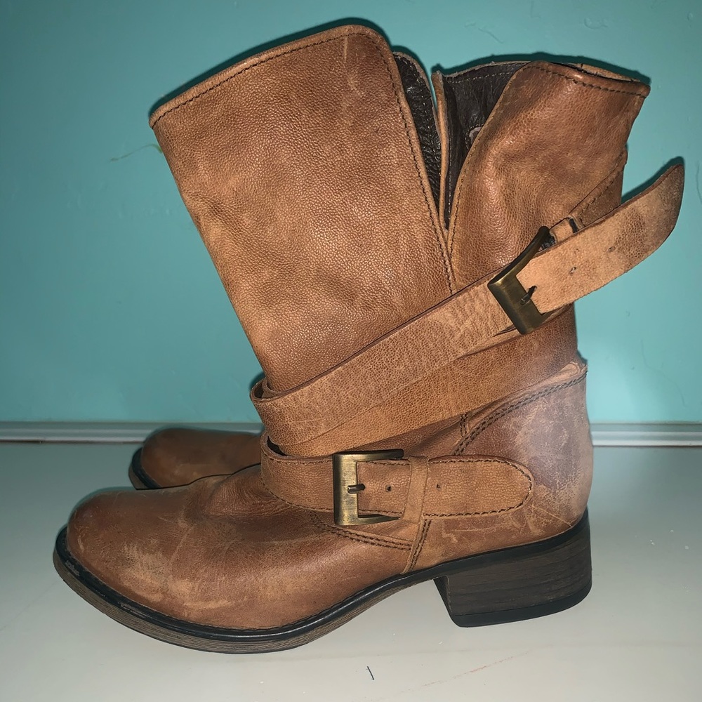 Steve Madden wrap booties